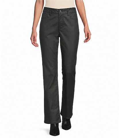 Nurture Petite Size Coated Mid Rise Bootcut Pants