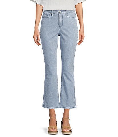 NYDJ Billie Stretch Denim Stripe Bootcut Ankle Jeans
