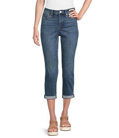 NYDJ Chloe Lift Tuck® Technology Mid-Rise Skinny Capri Jeans