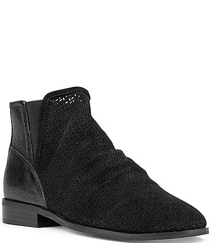 NYDJ Concetta Perforated Suede Booties