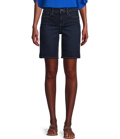 NYDJ Ella Stretch Denim Mid Rise Shorts