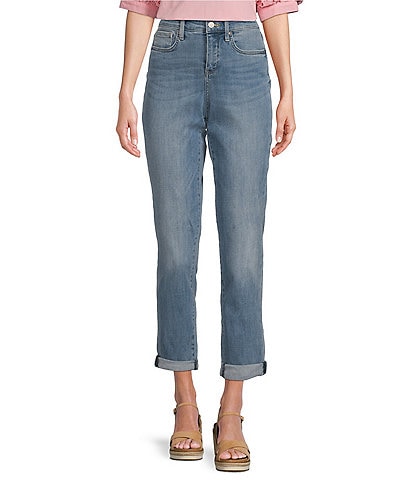 NYDJ Margot Rolled Cuff Girlfriend Jeans