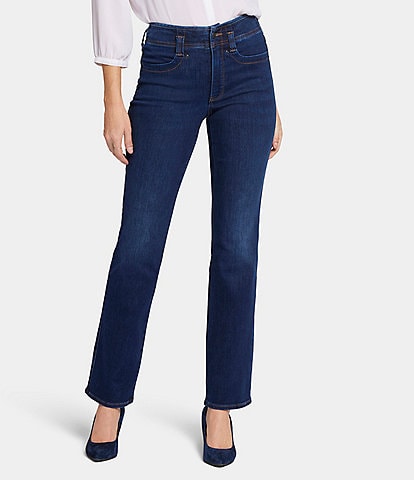 NYDJ Marilyn Straight Leg 5-Pocket Stretch Denim Jeans
