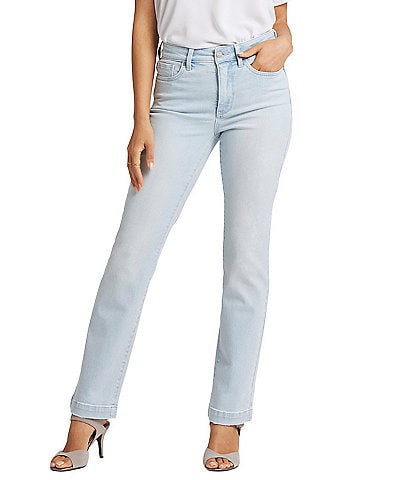 NYDJ Marilyn Straight Leg Deep Hem Jeans