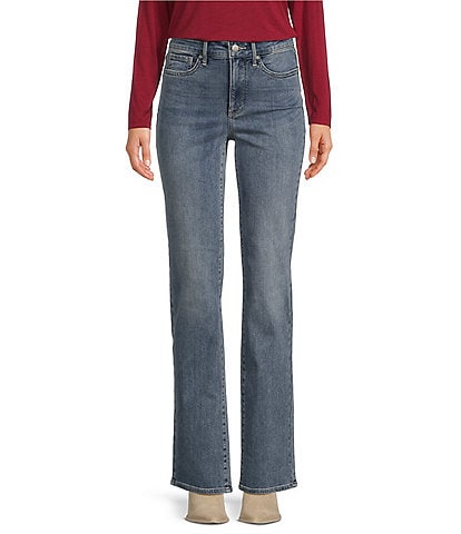 NYDJ Marilyn Straight Leg High Rise Utility Pocket Jean