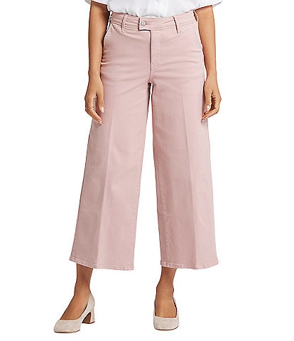 NYDJ Mona High Rise Wide Leg Ankle Trouser Jeans