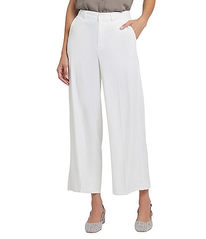 NYDJ Morgan Wide Leg Cropped Trouser Pants