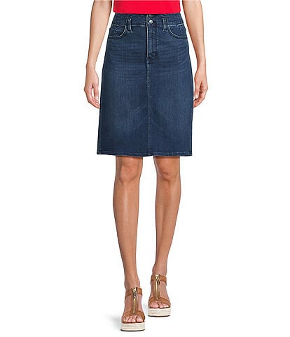 NYDJ Petite Size High Waist Pencil Skirt