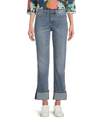 NYDJ Petite Size Marilyn Lift Tuck® Technology Cuff Ankle Jeans