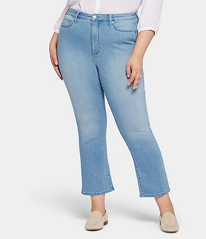NYDJ Plus Size High Rise Slim Bootcut Ankle Jeans