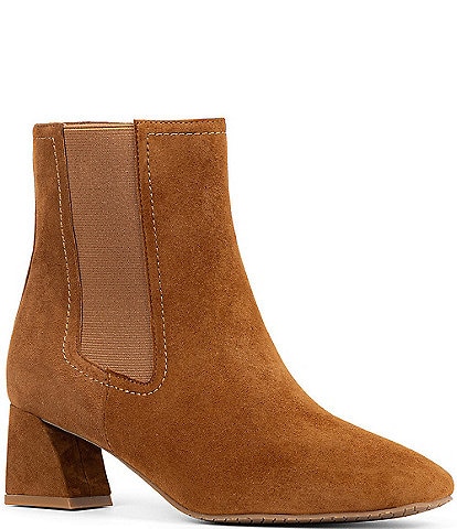 NYDJ Scooter Suede Chelsea Dress Booties