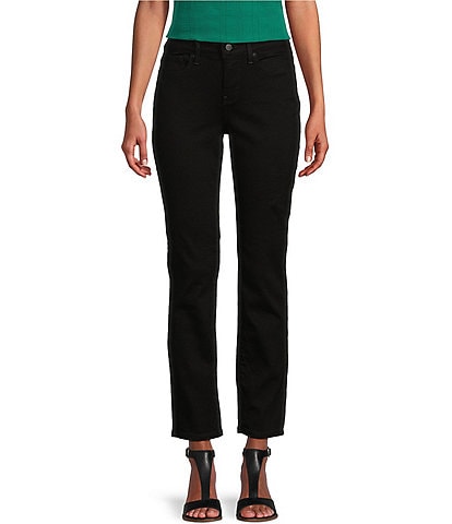 NYDJ Margot High Rise Slim Straight Girlfriend Jeans | Dillard's