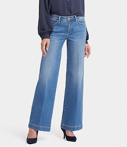 NYDJ Teresa Wide Leg High-Rise Lift Tuck® Jeans