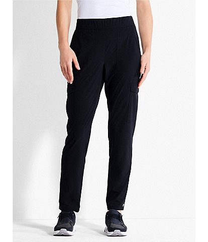 NZ ACTIVE by NIC+ZOE Cargo Tech Stretch Woven Tapered Leg Pull-On Pants