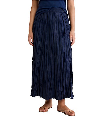 nz by Nic + Zoe Cotton Crinkle Pull-On Skirt