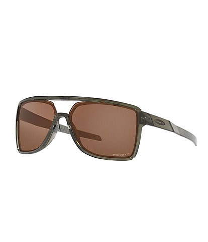 Oakley Men's Castel OO9147 Rectangle 63mm Polarized Sunglasses