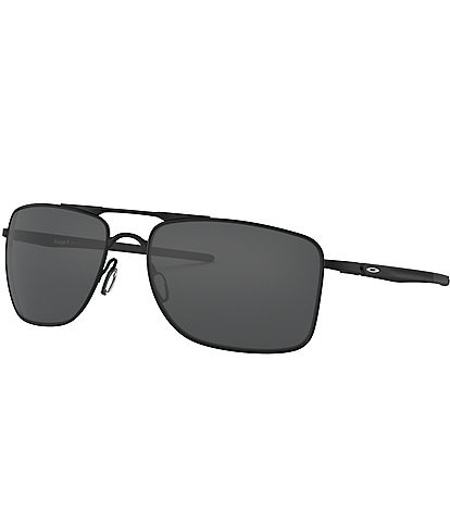 Oakley Men's OO4124 Gauge 62mm Rectangle Sunglasses