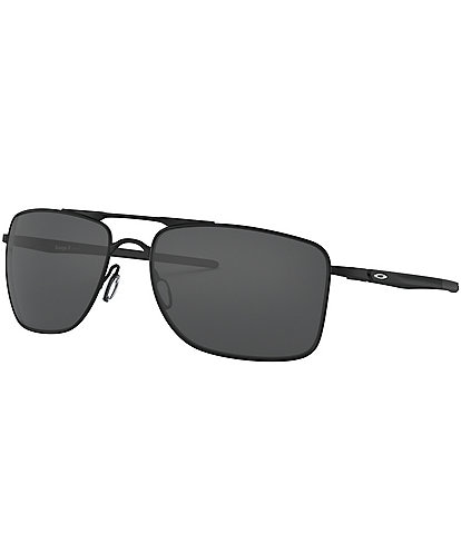 Oakley Men's OO4124 Gauge 8 62mm Polarized Rectangle Sunglasses
