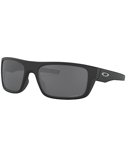 Oakley Men's OO9367 Drop Point 61mm Polarized Rectangle Sunglasses