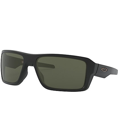 Oakley Men's OO9380 Double Edge 66mm Rectangle Sunglasses