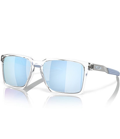 Oakley Men's OO9483 Exchange 56mm Transparent Rectangle Polarized Sunglasses