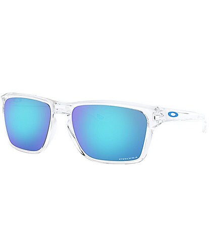 Oakley Men's Polished Clear Rectangle Sunglasses