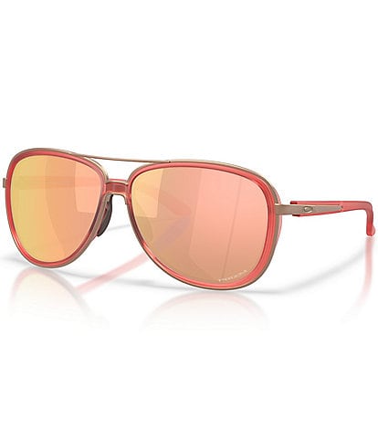 Oakley Women's OO4129 Split Time 58mm Aviator Sunglasses