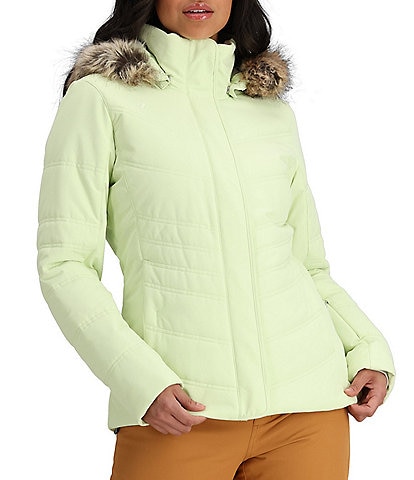 Obermeyer Tuscany II HydroBlock® Long Sleeve Faux Fur Trim Hooded Jacket