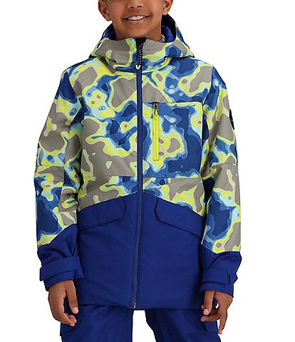 Obermeyer Little/Big Boys 6-18 Long Sleeve Snow Ski Printed Gage Jacket