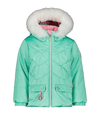 Obermeyer Little/Big Girls 2T-8 Magic Chain Hoodie Roselet Ski Jacket