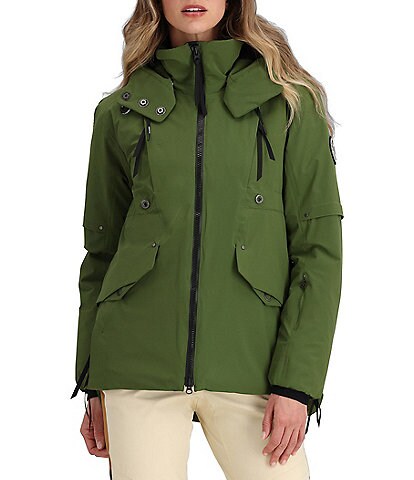 Meribel HydroBlock® Elite Hooded Zip Front Down Jacket