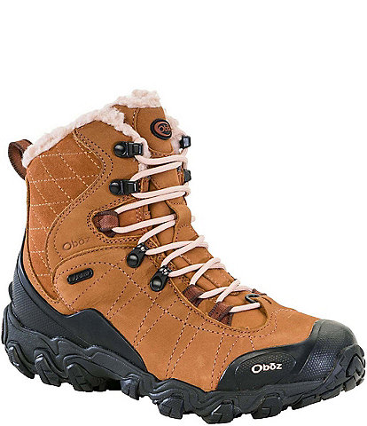 Oboz Women's Bridger 7#double; Mid Insulated B-DRY Waterproof Winter Hiker Booties