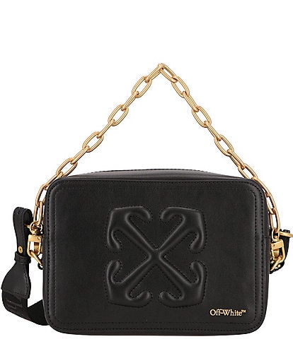 Off-White Medium Camera Chain Crossbody Bag