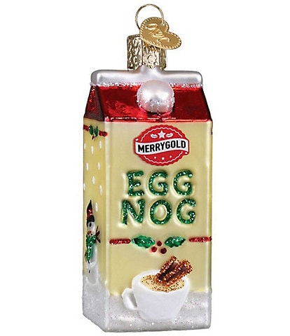 Old World Christmas Eggnog Carton Ornament