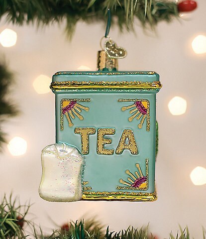 Old World Christmas Tea Tin Ornament