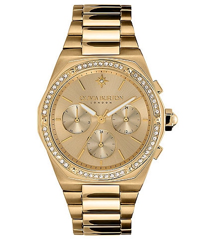 Olivia Burton Hexa Ladies Gold Bracelet Watch