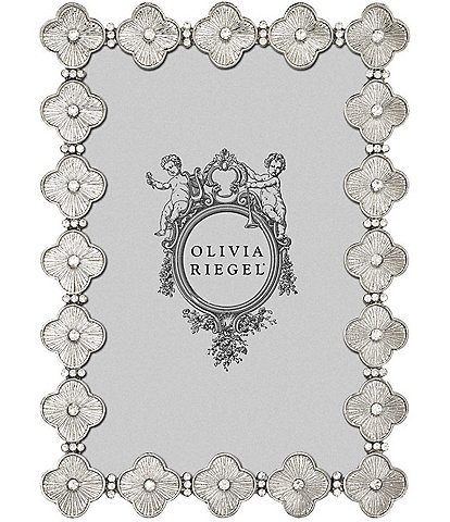 Olivia Riegel Clover Quatrefoil Crystal Frame