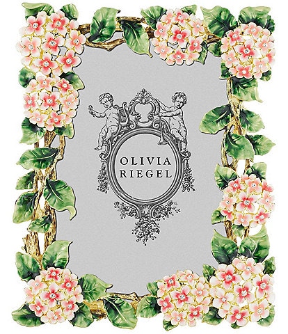 Olivia Riegel Pink Lantana Floral Pattern Frame