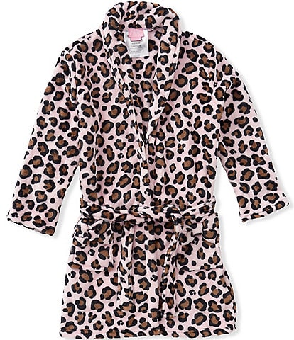 Omg! Accessories Girls Leopard Robe