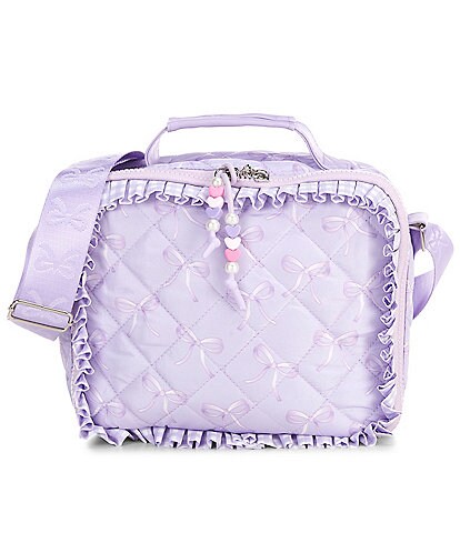 Omg! Accessories Ruffled Quilted Lunch Bag