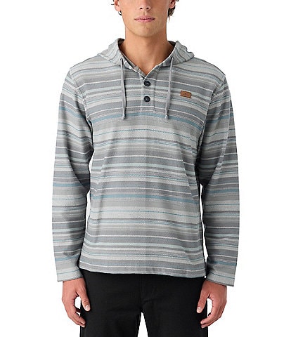 O'Neill Bavaro Stripe Long Sleeve Hooded Poncho