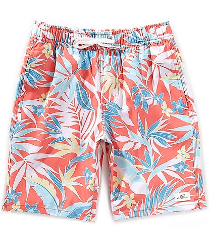 O'Neill Big Boys 8-20 Hermosa EW Tropical Print Volley Shorts