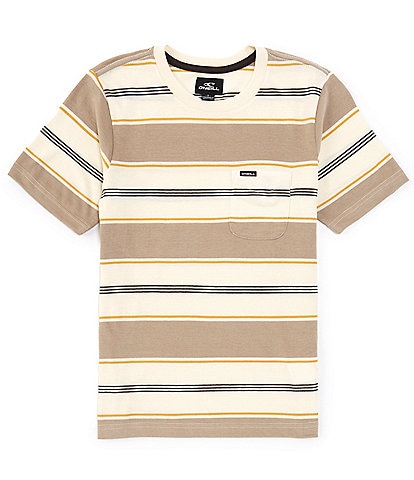 O'Neill Big Boys 8-20 Short Sleeve Bolder Yarn-Dyed-Stripe T-Shirt