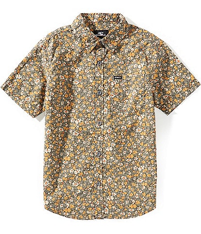 O'Neill Big Boys 8-20 Short Sleeve Floral Terrace Shirt