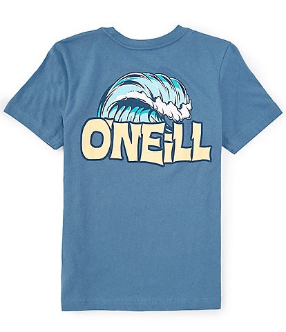 O'Neill Big Boys 8-20 Short Sleeve Ledge Wave Graphic T-Shirt