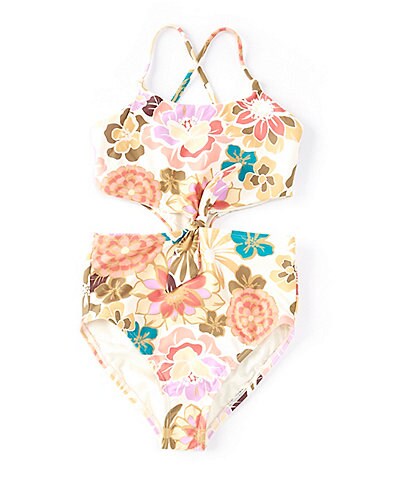 O'Neill Big Girls 7-14 Meadow Floral One-Piece Swimsuit