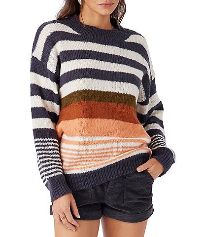 O'Neill Billie Long Sleeve Striped Sweater