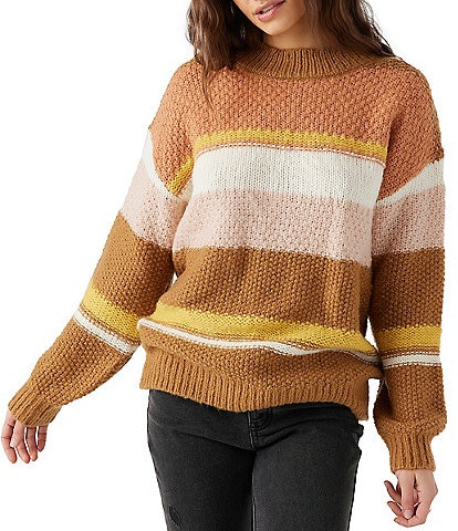 O'Neill Billie Long Sleeve Striped Sweater