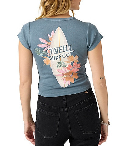 O'Neill Board Bloom Short Sleeve Ribbed Knit Baby T-Shirt