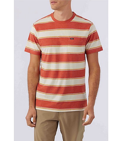 O'Neill Bolder Short Sleeve Yarn-Dyed Striped T-Shirt